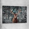 Animal wall art and canvas prints of Highland Stag Portrait on a stretched canvas