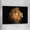 Animal wall art and canvas prints of Lion Mentality on a stretched canvas