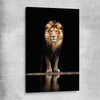 Animal wall art and canvas prints of Majestic Lion Portrait on a stretched canvas