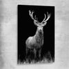 Animal wall art and canvas prints of Red Deer Gaze on a stretched canvas