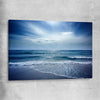Beach and coastal wall art print of Beach Solitude on a stretched canvas