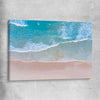 Beach and coastal wall art print of Calm Waves on a stretched canvas