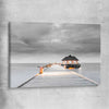 Beach and coastal wall art print of Malediven Storm on a stretched canvas