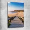 Beach and coastal wall art print of Paradise Walkway on a stretched canvas