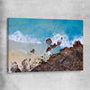 Beach and coastal wall art print of Smiths Beach on a stretched canvas