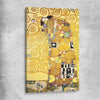 Classic wall art and canvas print of Fulfillment Gustav Klimt on a stretched canvas