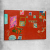 Classic wall art and canvas print of Red Studio Henri Matisse on a stretched canvas