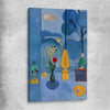 Classic wall art and canvas print of The Blue Window Henri Matisse on a stretched canvas