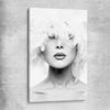 Feather Lips stretched canvas - part of our high quality fashion canvas wall art and prints collection