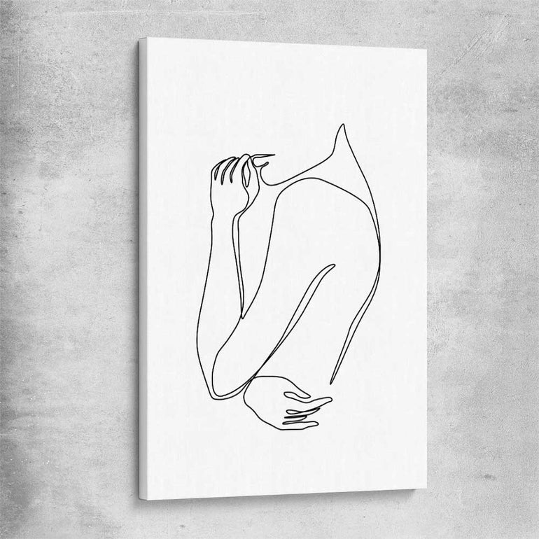 Gentle Hold stretched canvas - part of our high quality fashion canvas wall art and prints collection