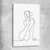 Pondering Thoughts stretched canvas - part of our high quality fashion canvas wall art and prints collection