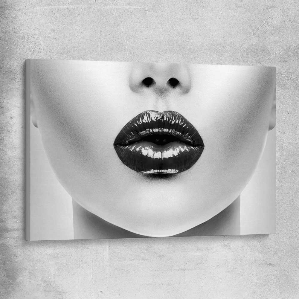 Silent Lust stretched canvas - part of our high quality fashion canvas wall art and prints collection
