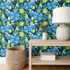 Indigo Bloom Wallpaper