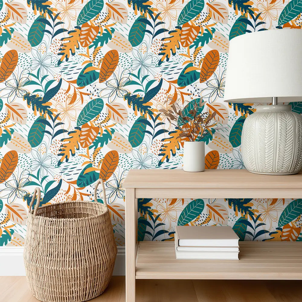 Terracotta Tropics Wallpaper