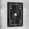 Inspirational wall art print of Marble Ace on a stretched canvas