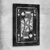 Inspirational wall art print of Marble King on a stretched canvas