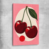 Cherry Crush stretched canvas is a colourful and stylish canvas wall art and print suited for the kitchen area