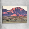 Floral print of Namib Rand Desert on a stretched canvas