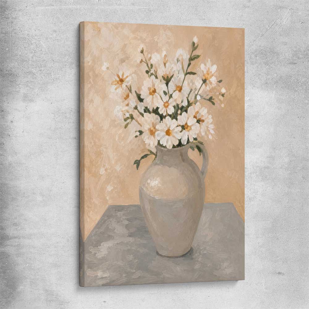 Floral print of Spring Bouquet on a stretched canvas