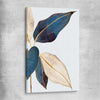 Floral print of Botanic Blue One on a stretched canvas