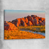 Floral print of Bungle Bungles on a stretched canvas