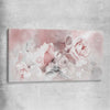 Floral print of Delicate Pink Rose on a stretched canvas
