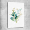 Floral print of Eucalyptus Bunch Two on a stretched canvas