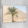 Floral print of Liwa Dunes on a stretched canvas