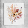 Floral print of Rustic Pampas on a stretched canvas