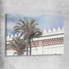 Floral print of Wanderlust Palms on a stretched canvas