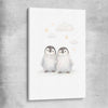 Cute Penguins stretched canvas is a nursery canvas wall art and print suited for childrens nursery area