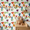 Nordic Petals Wallpaper