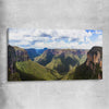 Blue Mountains Valley stretched canvas is a high quality print in our city skyline, travel prints and maps collection