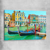 Grand Canal Venice stretched canvas is a high quality print in our city skyline, travel prints and maps collection