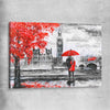 London Affection stretched canvas is a high quality print in our city skyline, travel prints and maps collection