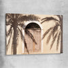 Marrakech Palm Shadows stretched canvas is a high quality print in our city skyline, travel prints and maps collection