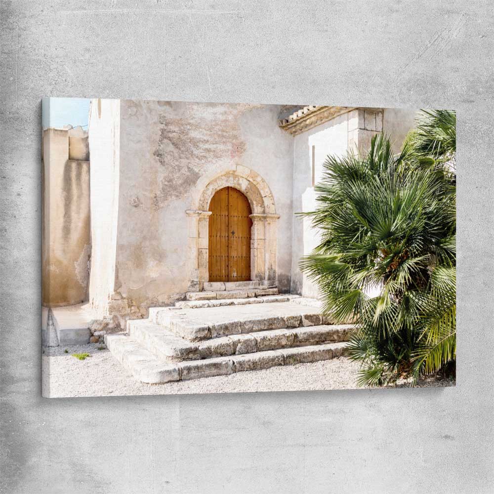 Moroccan Stone Arch stretched canvas is a high quality print in our city skyline, travel prints and maps collection