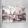 Paris Dreaming stretched canvas is a high quality print in our city skyline, travel prints and maps collection