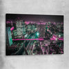 Tokyo Lights stretched canvas is a high quality print in our city skyline, travel prints and maps collection