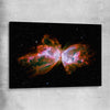 Space prints and wall art of Butterfly Nebula on a stretched canvas