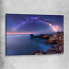 Space prints and wall art of Night Milky Way on a stretched canvas