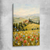Golden Field Strokes stretched canvas is a high quality print in our city skyline, travel prints and maps collection