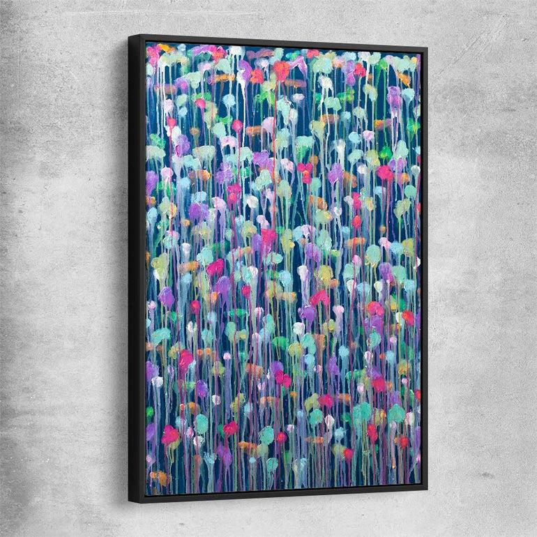 Another Dimension black framed canvas - part of our high quality canvas abstract wall art collection