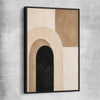 Arch Study black framed canvas - part of our high quality canvas abstract wall art collection