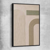 Arches No. 1 black framed canvas - part of our high quality canvas abstract wall art collection