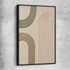 Arches No. 2 black framed canvas - part of our high quality canvas abstract wall art collection