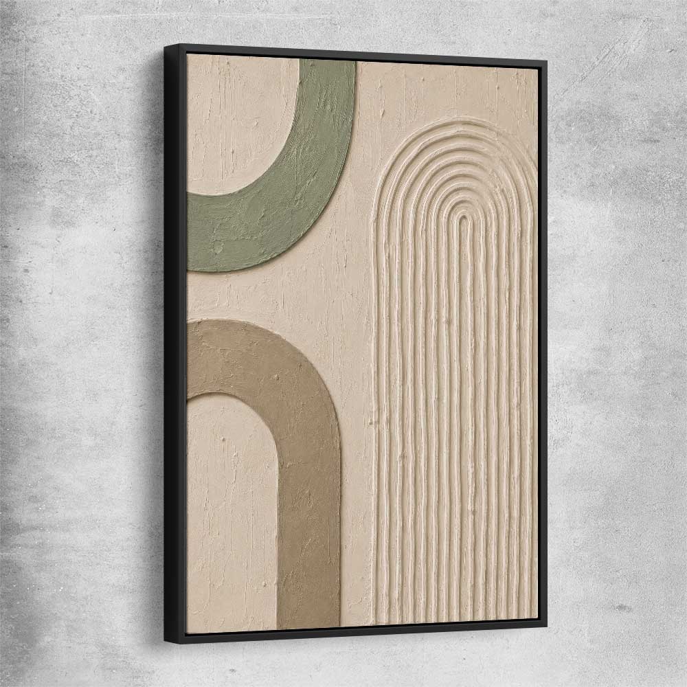 Arches No. 2 black framed canvas - part of our high quality canvas abstract wall art collection