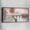 Breathless Melody black framed canvas - part of our high quality canvas abstract wall art collection