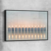Candle Meditation black framed canvas - part of our high quality canvas abstract wall art collection
