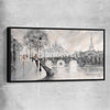 Captured By You black framed canvas - part of our high quality canvas abstract wall art collection